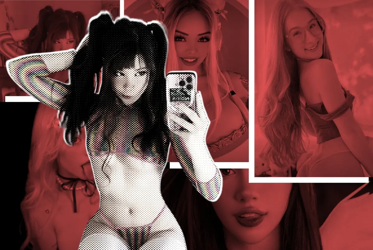 Elegant Portrait Popular OnlyFans girl in elegant studio portrait photography